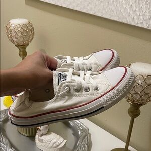 Converse women Sneakers with Red and Blue Accents